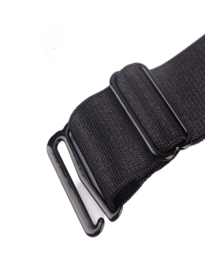 ArrErr 5 Set Sun Visor Hats Buckle and Straps Replacement Sew on Elastic Adjustable Fastening Hook and Loop Straps Extender Fastener for Large Brim Beach Cap Ponytail Straw Visors Golf Visor Cap - Image 5